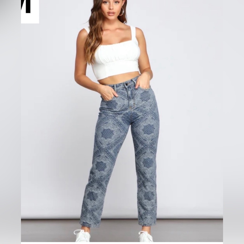 Windsor Patterned Jeans